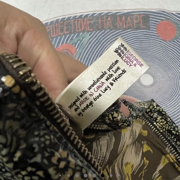 George Gina & Lucy Shoulder Bag - Turquoise - Hand Bag - Purse - Bohemian - Y2K - Picture 10 of 16